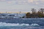 Beautiful Photo Of Amazing Powerful Niagara River Stock Photo