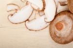 Shiitake Mushrooms Stock Photo