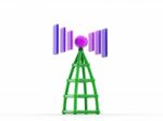 Communication Antenna Stock Photo