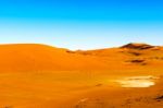 Sand Dune In The Namibian Desert Near Sossusvlei Stock Photo