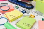 Office Supplies Stock Photo