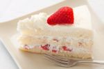 Strawberry Cake Stock Photo