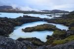 Blue Lagoon In Iceland Stock Photo