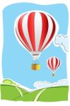 Hot Air Balloon Stock Photo