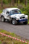 Land Rover Tomcat Rally Stock Photo