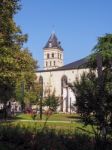 Exterior View Of The Basilica  St Seurin In Bordeaux Stock Photo