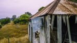 Abandoned Outback Farming Shed In Queensland Stock Photo