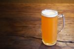 Mug Of Beer On The Table Stock Photo