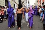 Catholic Procession On Good Friday In Quito, Ecuador Stock Photo