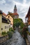 State Castle And Chateau Complex Of Cesky Krumlov Stock Photo