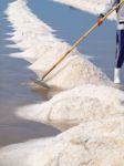 Salt Pan Stock Photo