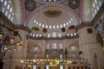 Istanbul, Turkey - May 28 : Interior View Of The Suleymaniye Mosque In Istanbul Turkey On May 28, 2018 Stock Photo