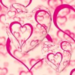 Pink Hearts Stock Photo