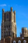 Ely, Cambridgeshire/uk - November 22 : Exterior View Of Ely Cath Stock Photo