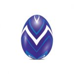 Easter Egg Realistic Color Design  Illustration Stock Photo