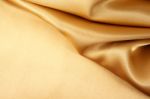 Gold Satin Stock Photo