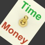 Time And Money Switch Stock Photo