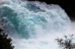 The Raging Torrent Of Hiuka Falls Stock Photo