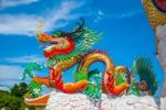 Dragon Chinese In Thailand Stock Photo