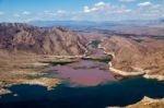 Colorado River Joins Lake Mead Stock Photo