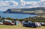 Robin Hood's Bay In North Yorkshire Stock Photo