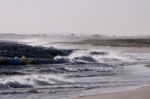 Violent Beach Stock Photo