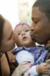 Portrait Of A Happy Family Stock Photo