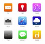 Application App Smartphone Icon. . Eps10 Stock Photo