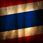 Old Grunge Flag Of Thailand Stock Photo