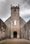 Ruins Of An Abandoned Church Stock Photo