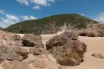 Isolated Beach Stock Photo