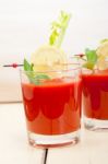 Fresh Tomato Juice Stock Photo