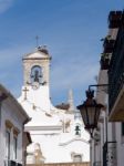 Faro, Southern Algarve/portugal - March 7 : Storks  At Faro In P Stock Photo