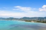 View Sea Sky And Tourist Town In Phuket, Thailand Stock Photo