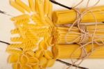 Bunch Of Italian Pasta Type Stock Photo