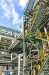 Structure Of Process Plant Stock Photo