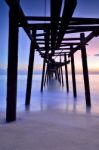 Old Wooden Bridge Stock Photo