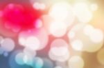 Colorful Bokeh Background (colorful Blurred Wallpaper) Stock Photo