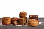 Mix Of Portuguese Folar Cakes Stock Photo