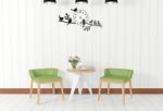 White Room Interior And Vintage Decorations Stock Photo