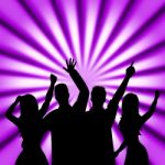 Party Dancing Means Disco Music And Celebration Stock Photo