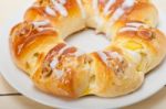 Sweet Bread Donut Cake Stock Photo