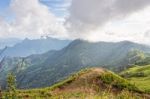 Landscape On Phu Chi Fa Forest Park Stock Photo