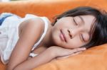 Girl Sleeping Stock Photo