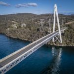 Batman Bridge By The Tamar River Near Sidmouth Stock Photo