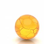 Soccer Ball Isolated White Background Stock Photo