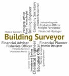 Building Surveyor Representing Employee Word And Buildings Stock Photo