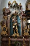 Interior View Of The Parish Church Of St. Georgen Stock Photo