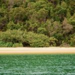 Tangalooma Island Beach In Moreton Bay.  Stock Photo