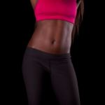 African Female Torso With Exposed Belly Stock Photo